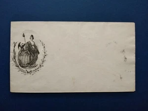 Guerra Civile: Copertina Patriottica Inutilizzata, Dama Liberty in piedi con Aquila e Scudo - Foto 1 di 2