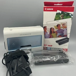 Canon Selphy CP 400 Compact Photo Printer Drucker postcard 4x6 KP-36ip getestet - Bild 1 von 9