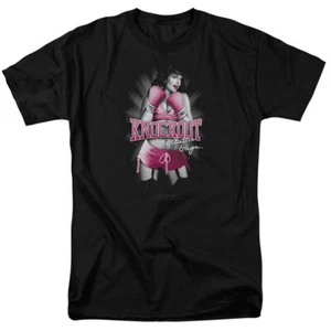 Bettie Page Knockout T Shirt Licensed 1950's Queen Of Pinups Model Tee Black - Picture 1 of 2