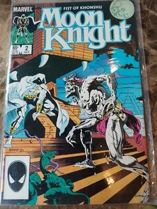 MOON KNIGHT:FIST OF KHONSHU #2 VOLUME 2 IN THE SAGA 1ST HARROW APPEARANCE 1985 - Picture 1 of 7