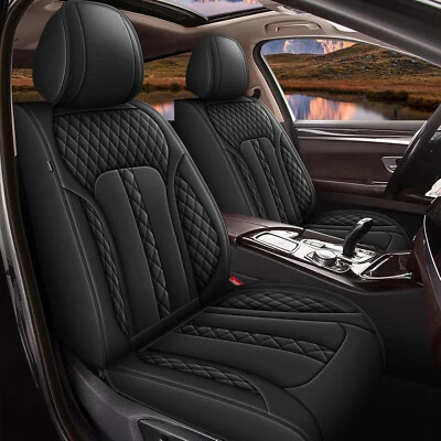 Car Seat Cover For Acura ILX 2013-2019 2PCS Front Seat Covers Waterproof (Black) Foto 1 de 4