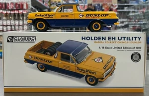 371389 HOLDEN EH UTILITY UTE DUNLOP NO.1 RADIAL COLLECTION 1:18 SCALE MODEL CAR - Foto 1 di 22