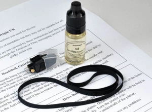 Turntable Cartridge, Stylus, Belt, Oil Kit for TECHNICS SLB10, SLB20, SLB211, 23 - Picture 1 of 6