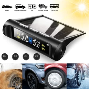 LCD Digital Display Car TPMS Tire Temp Pressure Monitor System w/External Sensor - Picture 1 of 14