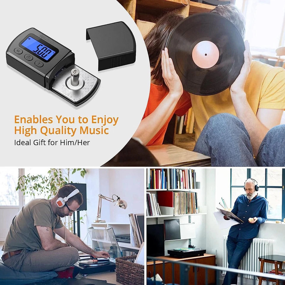 Gray Digital LCD Cartridge Scale Gauge 0.01g/5.00g Turntable Stylus Force Gauge - Image 1 of 4