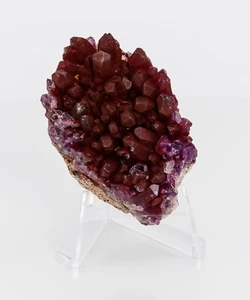 Alacam Amethyst Crystal Cluster Druzy Purple Rare Balikesir Turkey 58mm H1731 - Picture 1 of 13