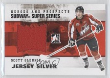 2009-10 ITG Heroes and Prospects Subway Super Series Jersey Silver Scott Glennie