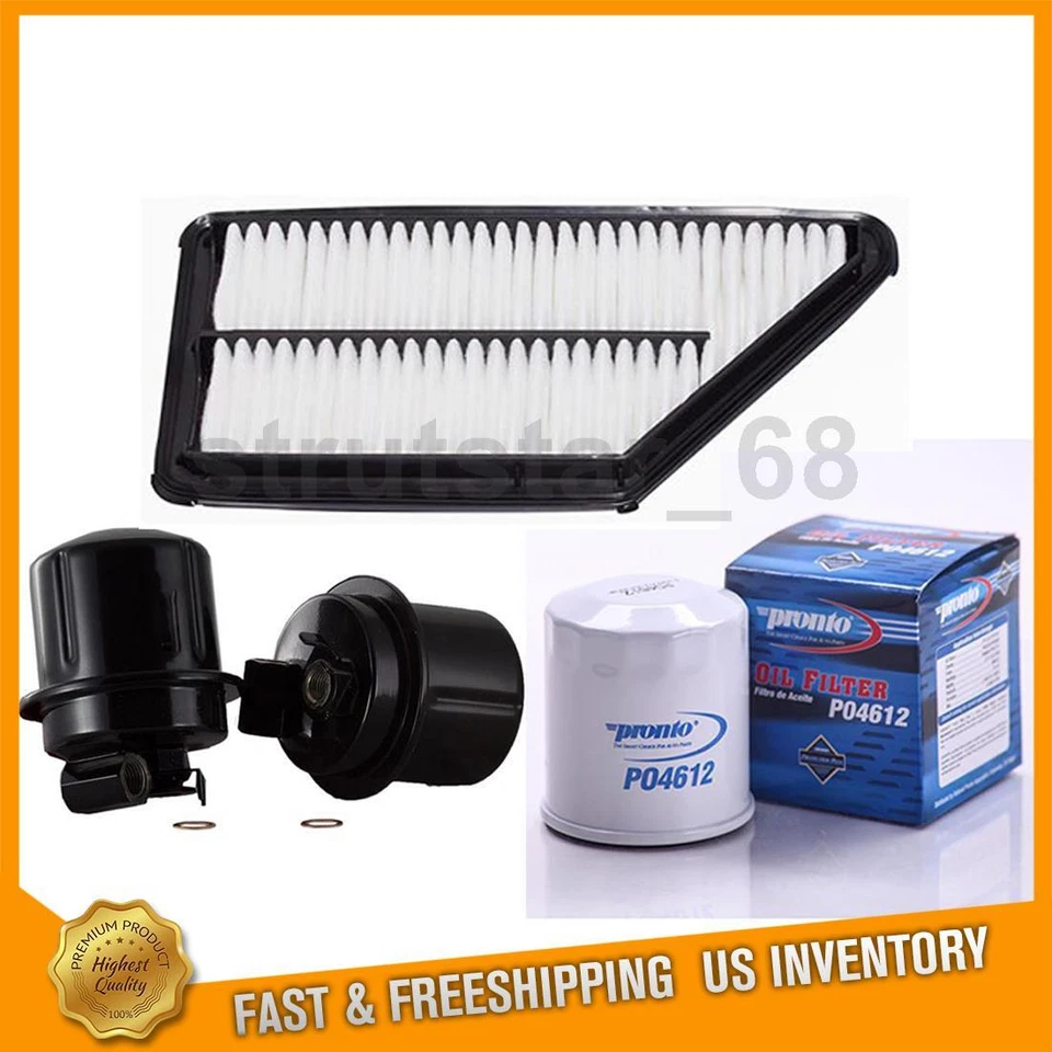 Filtro de aceite de motor 3 filtro de aire filtro de combustible para Honda Prelude 1992 Foto 1 de 4