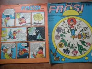 FRÖSI 1 - 1977 mit 2. Umschlag & Beilage Pioniermagazin Comic DDR - Picture 1 of 10