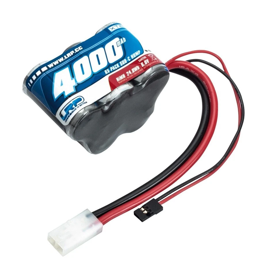 LRP 6v/4000mah NiMH Rx-pack Hump (430608)
