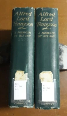 Alfred, Lord Tennyson, A Memoir By His Son, 2 Vol. Illust. Xlib, 1899, Fair/Poor - Image 1 of 4