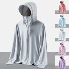 Hot New Women's Coats Ice Silk Jacket Casual Hooded Minimalist Stylish