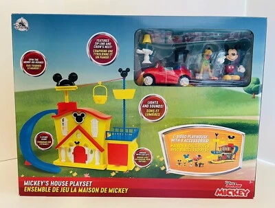 Disney Junior Mickey Mouse House Juego Casa Mickey Juego de 2 Caras NUEVO Foto 1 de 3
