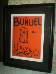 Luis Buñuel Nazarin Rltd Orig Ltd Fin Flames Hell Signed Gavin? Desaparecidos - Picture 1 of 6