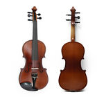 5 Saiten Geige 4/4 Ahornfichte handgefertigte Geige mit Geigenetui & Schleife Ebenholz
