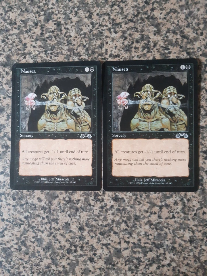 MTG - 2 x Nausea - Exodus - Image 1 of 1