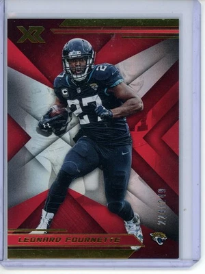 2019 Panini XR - #72 Leonard Fournette Red /249 Jacksonville Jaguars - Image 1 of 2