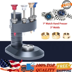 4-Pin High-Precision Watch Hand Presser Press Kit Watchmaker Repair Setting Tool - Picture 1 of 19