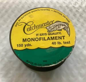 Catchmaster It Says Quality - Monofilament Fishing Line 150 Yds 40 lb. Test - Picture 1 of 7