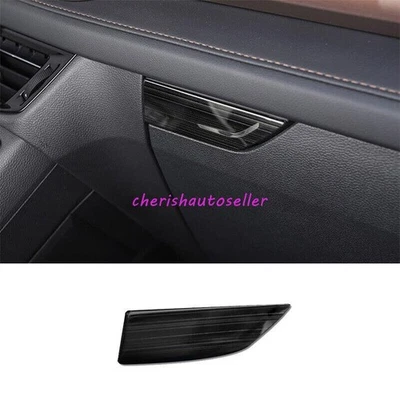 For Volkswagen Taos 2021-2023 2024 Black Steel Co-Pilot Storage Box Handle Cover - Изображение 1 из 4