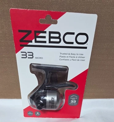 Carrete ZEBCO 33 MICRO Triggerspin - Línea 4 lb - Modelo ZS5299 - Totalmente NUEVO - Sellado Foto 1 de 4