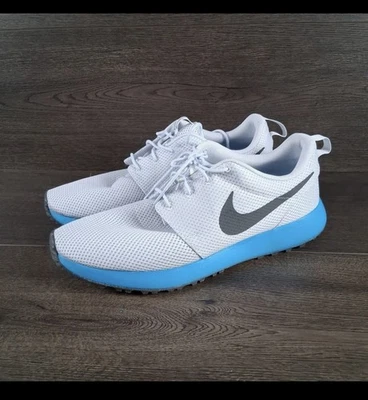 Zapatos de golf Nike sin clavos Roshe G Next Nature gris/azul DV1202-004 para hombre 13 Foto 1 de 4