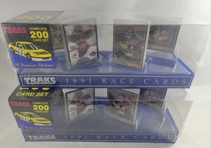 Lot 1991 Traks NASCAR Race Cards Jeff Gordon Rookie Complete SEALED 200 Card Set - Bild 1 von 7