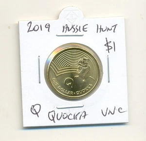 2019 Australia Post $1 Great Aussie Coin Hunt 1 - Letter " Q "  QUOCKA - Picture 1 of 2