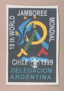 1999 World Scout Jamboree ARGENTINA SCOUTS Contingent Printed Patch - Picture 1 of 1