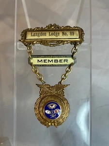 Langdon Lodge # 89 Pin - Langdon, ND (E) - Picture 1 of 2
