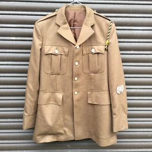 BRITISH ARMY SURPLUS ROYAL LOGISTICS CORPS No.2 FAD WO2 RQMS TUNIC,RLC RGT REG - Picture 1 of 5