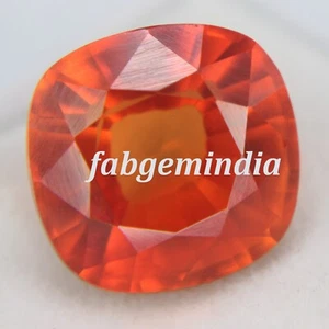 Piedra preciosa suelta corte cojín naranja granate natural espesartita de 9 quilates - Imagen 1 de 5