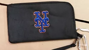 New York Mets ID Wallet Wristlet Cell Phone Case Charm 14 Purse Gift - Picture 1 of 3