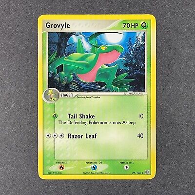 Pokemon TCG Card 2005 Emerald - Grovyle 28/106