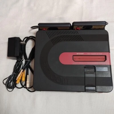 Sistema de console Sharp Twin Famicom escolha vermelho preto NTSC-J Nintendo - Imagem 1 de 4
