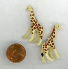 Miniature Dollhouse DHDH or Childs Room Animal (2) Giraffes