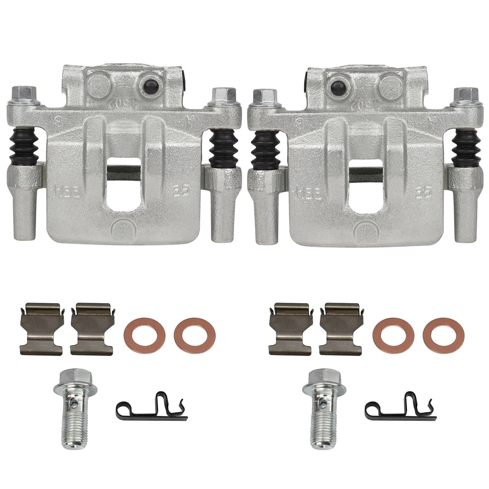 Rear Brake Caliper w/ Bracket Passenger Driver Pair 2 For Chrysler Sebring 07-10 - Изображение 1 из 1