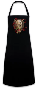Oni Mask I Grillschürze Kochschürze Samurai Japan Japanische Theater Maske - Picture 1 of 1