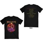 Megadeth Unisex T-Shirt: Peace Sells? Track List (Back Print)