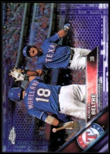 Refractores Topps 2016 cromados béisbol púrpura refractor paralelo tú eliges - Imagen 1 de 8