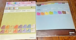LOTE DE MEMORIAS CREATIVAS DE 3 PAQUETES SELLADOS, PAPELES DE PALETA ELÉCTRICA DE 12 POR 12 Y MÁS - Imagen 1 de 12