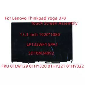 New Original For Lenovo Thinkpad Yoga 370 Touch Screen Assembly LP133WF4 01LW129 - Picture 1 of 4