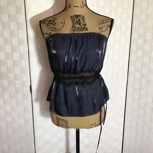 Nwt Free People Tellin You Tube Top Midnight Blue XS - Picture 1 of 12