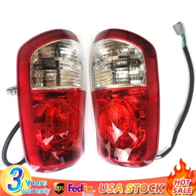 Par de luces traseras luces de freno traseras para Toyota Tundra 2004-2006 4 puertas doble cabina Foto 1 de 4
