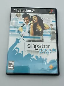 Videojuego completo SingStar Pop para Sony PlayStation 2 2007 probado PS2 - Imagen 1 de 5