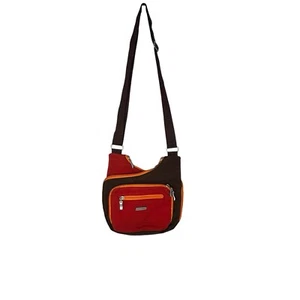Baggallini Umhängetasche braun/rost/orange Farbblock mehrere Taschen Einheitsgröße - Bild 1 von 13
