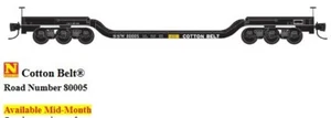 MICRO TRAINS (N) 109 00 290 COTTON BELT DEPRESSED FLAT CAR RD# 80005 - Picture 1 of 1