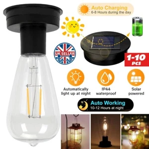 1-10x Solar Light Bulbs Replacement Solar Module,Solar Panel Lantern for Garden - Picture 1 of 19
