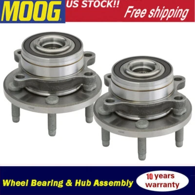 Juego de cojinetes de cubo de rueda delantera o trasera MOOG para Ford Police Interceptor Utility Foto 1 de 4