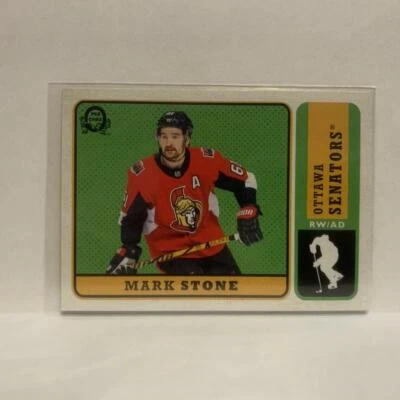 #28 Mark Stone Ottawa Senators 2018-19 O-Pee-Chee Hockey Card JP - Image 1 of 2